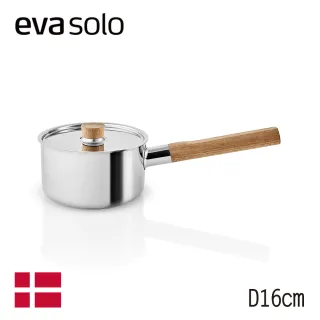 【Eva Solo】Nordic Kitchen不鏽鋼單手鍋16cm-附蓋(TVBS來吧營業中選用品牌)