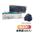 【淨新】3盒組-4D立體口罩(成人/兒童/75入/三盒/醫療級/國家隊 防飛沫/灰塵)