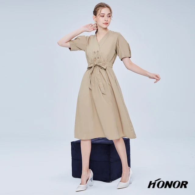 【HONOR 山形屋】休閒英倫風洋裝