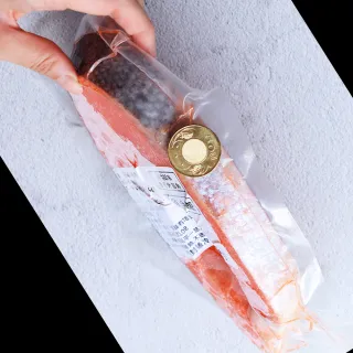 【優鮮配】嚴選中段厚切鮭魚6片(約420g/片『momo老饕美味標章』 認證)