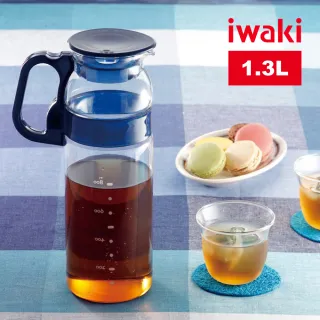 【iwaki】日本品牌耐熱玻璃水壺(1300ml)