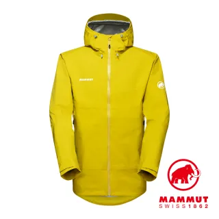 【Mammut 長毛象】Convey Tour HS Hooded Jacket 防風防水連帽外套 醇厚黃 男款 #1010-27841(歐洲尺碼)