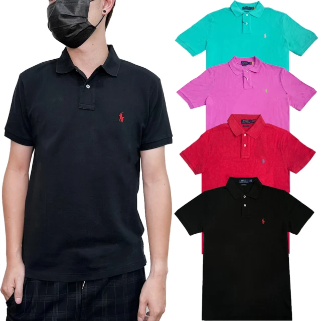 RALPH LAUREN【RALPH LAUREN】POLO Ralph Lauren經典素面小馬POLO衫(素面 小馬 經典不敗)