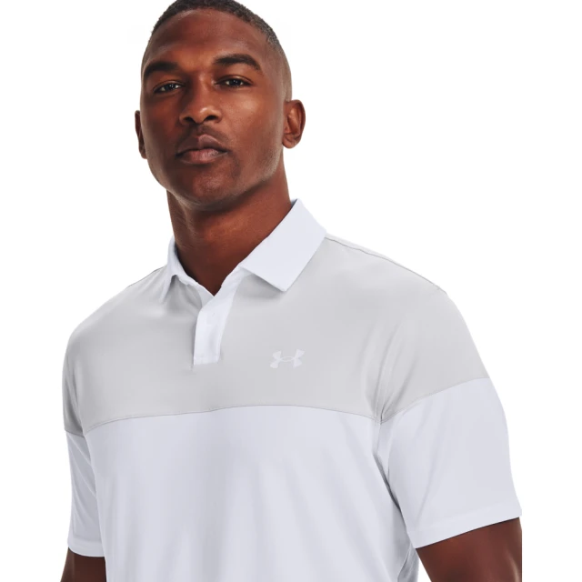 【UNDER ARMOUR】男 T2G短POLO_1368121-100(白)