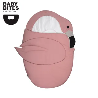 【BabyBites 鯊魚咬一口】西班牙設計-嬰幼兒多功能紅鶴造型睡袋(輕量版)
