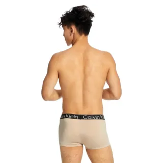【Calvin Klein 凱文克萊】CK Flex Natural Micro男生低腰 短版 平口四角內褲 貼身版型(平行輸入 單件袋裝)