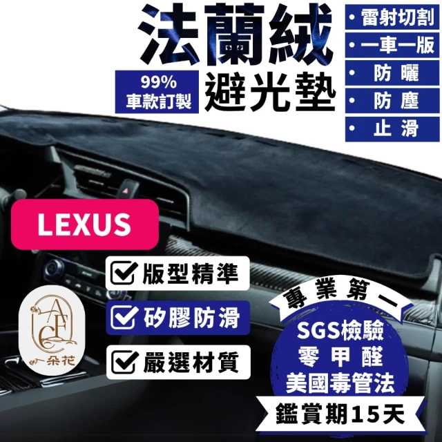 【一朵花汽車百貨】LEXUS 凌志 UX 頂級法蘭絨避光墊