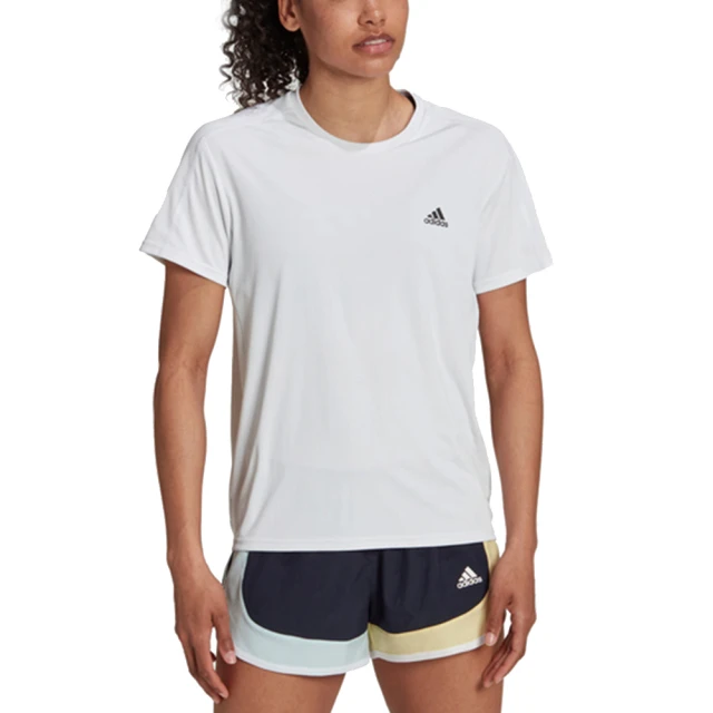 adidas 愛迪達【adidas 愛迪達】圓領T恤短袖 RUN IT TEE W 女 - HL1454