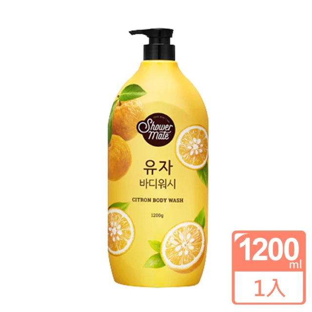 【韓國 Shower Mate】微風如沐果香沐浴乳1200g(柚香)