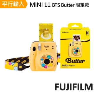 【FUJIFILM 富士】instax MINI 11 拍立得 BTS Butter 聯名限定款 贈束口袋+MINI相冊(平行輸入)