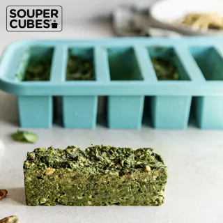 【Souper Cubes】多功能食品級矽膠保鮮盒6格-125ML/格(美國FDA食品級 獨家專利設計)