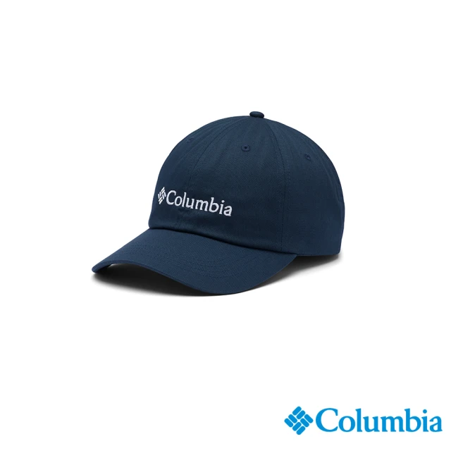 【Columbia 哥倫比亞】男女款-Omni-Shade UPF50 防曬LOGO棒球帽-深藍(UCU00190NY / 2022年春商品)