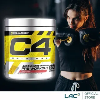 【LAC 利維喜】Cellucor C4運前肌酸粉末390克-綜合水果口味(精胺酸/重訓黑魔法/C4)