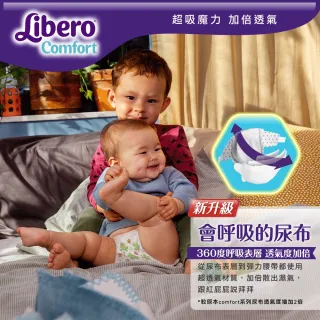 【麗貝樂】Comfort 黏貼型 嬰兒尿布/紙尿褲 5號(L 24片x8包/箱購)