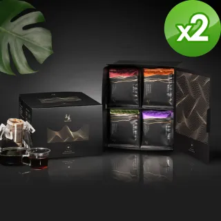 【湛盧咖啡】行家首選．手沖精品濾掛式咖啡．2盒組(11gx40包/盒)