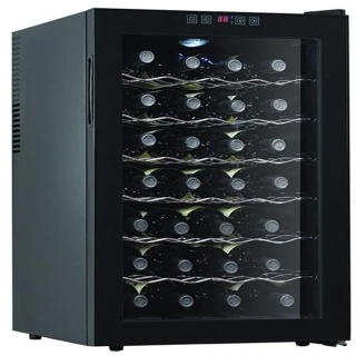 【Bordeaux 波爾多】28瓶裝酒櫃 Bordeaux波爾多 半導體紅酒櫃(JC65 BNW Black)