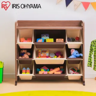 【IRIS】木質天板童心玩具收納架 TKTHR-39(兒童學習/收納/玩具/日本設計)