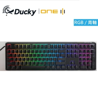One 3 RGB 黑 100%機械式鍵盤(青軸 中文 PBT)