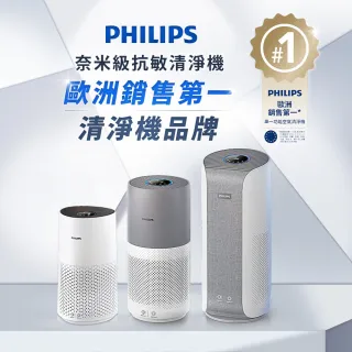 【Philips 飛利浦】奈米級空氣清淨機 雙入組(AC0819)