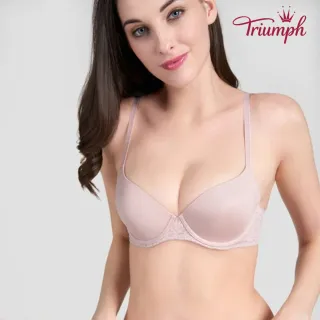 【Triumph 黛安芬】自在迷人系列 無痕透氣軟鋼圈 B-C罩杯內衣(氣質裸/優雅紫)