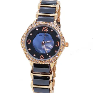 【威妮登花漾陶瓷腕錶陶瓷腕錶】威妮登花漾陶瓷腕錶陶瓷腕錶(黑)