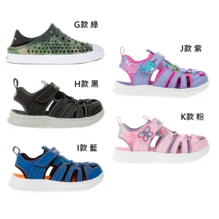 【SKECHERS】男女童 季節涼拖鞋(多款)