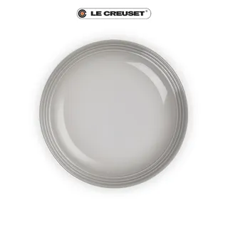【Le Creuset】瓷器義麵盤22cm(迷霧灰-無盒)