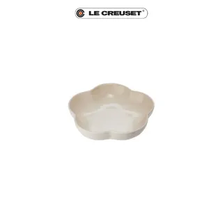 【Le Creuset】瓷器花型盤16cm(蛋白霜)