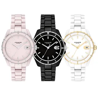 【COACH】經典C字LOGO陶瓷腕錶-32mm(3款可選)