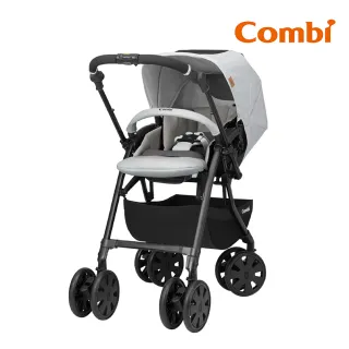 【Combi】新生兒居家照護組-CROSSGO 手推車 +Prumea SE餐椅(雙向嬰兒手推車)