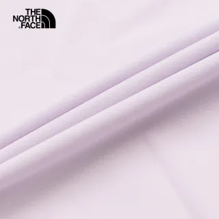 【The North Face】北面女款淡紫色防曬防潑水寬鬆防風外套｜4UB46S1