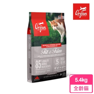 【Orijen】鮮雞室內貓無穀配方5.4KG(貓飼料 貓乾糧 貓糧)