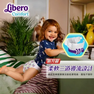 【麗貝樂】Comfort 黏貼型 嬰兒尿布/紙尿褲 新生兒1號(NB-1 24片x4包/箱購)