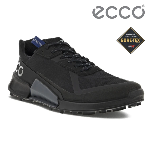 【ecco】BIOM 2.1 X COUNTRY M 健步2.1輕盈戶外跑步運動鞋(黑色 82283451052)