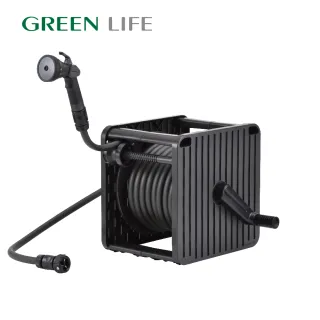 【Green Life】日本製 收卷導向水管車 20M(洗車、澆花、居家清潔)