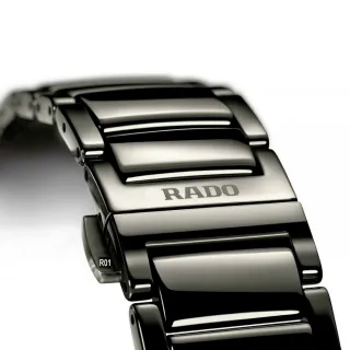 【Rado 雷達表】官方授權R6 True真我系列機械腕錶 40㎜黑陶瓷金標款-加高級錶盒(R27056162)