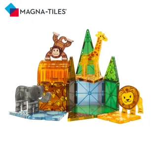 【Magna-Tiles】磁力積木25片-非洲動物(磁力片)