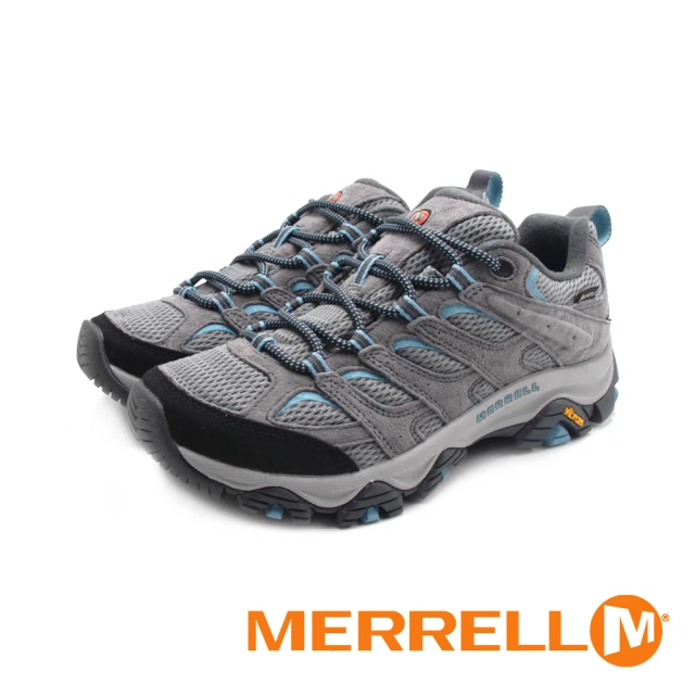 【MERRELL】女 MOAB 3 GORE-TEX 防水郊山健行鞋 女鞋(灰藍)