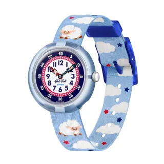 【Flik Flak】兒童錶 蓬蓬羊 生肖錶 FLUFFY DREAMS(31.85mm)
