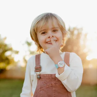 【Flik Flak】兒童錶 笑笑豬 生肖錶 HAPPY PIGGIES(31.85mm)