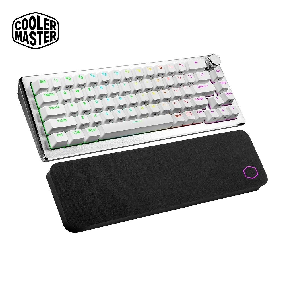 Cooler Master CK721 無線RGB機械式鍵盤 白色茶軸 英刻(CK721)