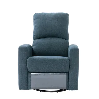 【生活工場】品味舒適II防潑水獨立筒躺椅沙發-單寧藍