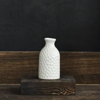 花入 白磁（25cm×24.5cm) - kazoomcafe.com