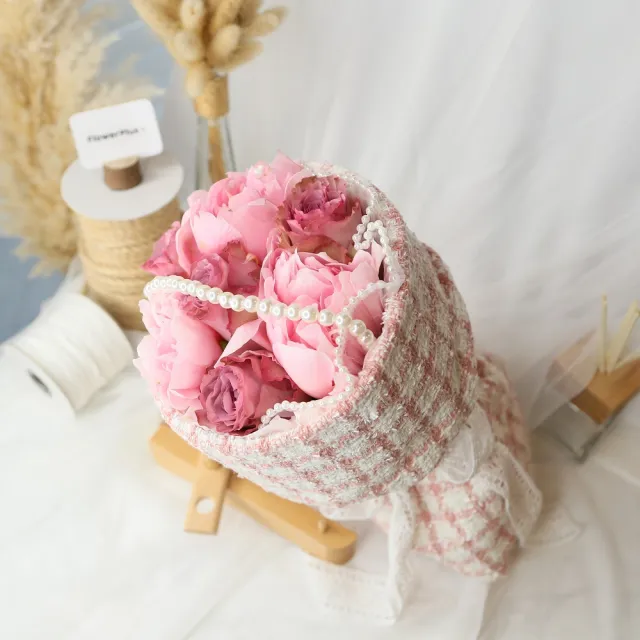Flower Plus 雙北限定 花中皇后小香風花束 鮮花 Momo購物網 雙11優惠推薦 22年11月