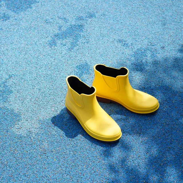 花見小路 手製鞋 現貨時尚短筒雨晴兩用高質感霧面雨靴 防水 短筒 雨靴 雨鞋 靴子 Momo購物網