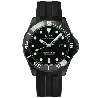 【MIDO 美度】官方授權經銷商 M3 特別版 OCEAN STAR 海洋之星 陶瓷錶圈 600米潛水機械腕錶(M0266083305100)