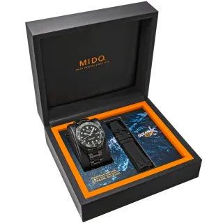 【MIDO 美度】官方授權經銷商 M3 特別版 OCEAN STAR 海洋之星 陶瓷錶圈 600米潛水機械腕錶(M0266083305100)