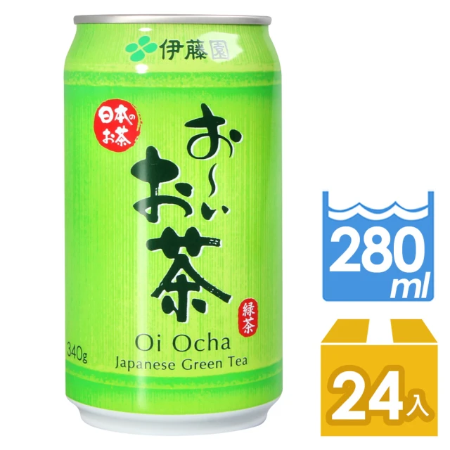 【伊藤園】好喝綠茶340mlx24入/箱