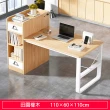 【HappyLife】書櫃式書桌110公分 Y10558(電腦桌 工作桌 書桌 化妝台 梳妝台 桌子 辦公桌)