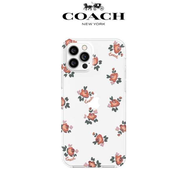 COACH【COACH】iPhone 12/12Pro 6.1吋 手機防摔保護殼(薔薇)